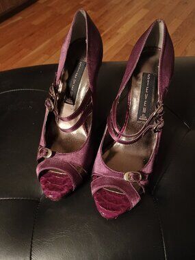 Steven Madden purple heels 5.5 to 6